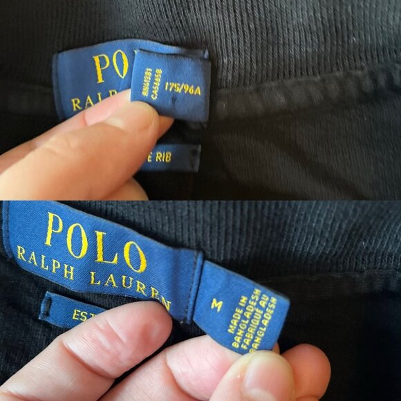 SOLD POLO Ralph Lauren Estate Rib Quarter-Zip Pullover M - Picture 7 of 10